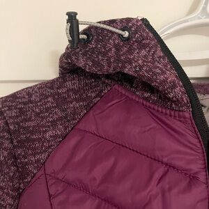 Purple Hoodie Zip Up Sweatshirt by HFX Performance